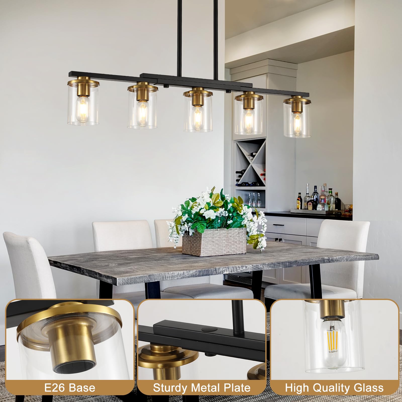 Xvmbm easy install kitchen island lighting, no-fuss setup
