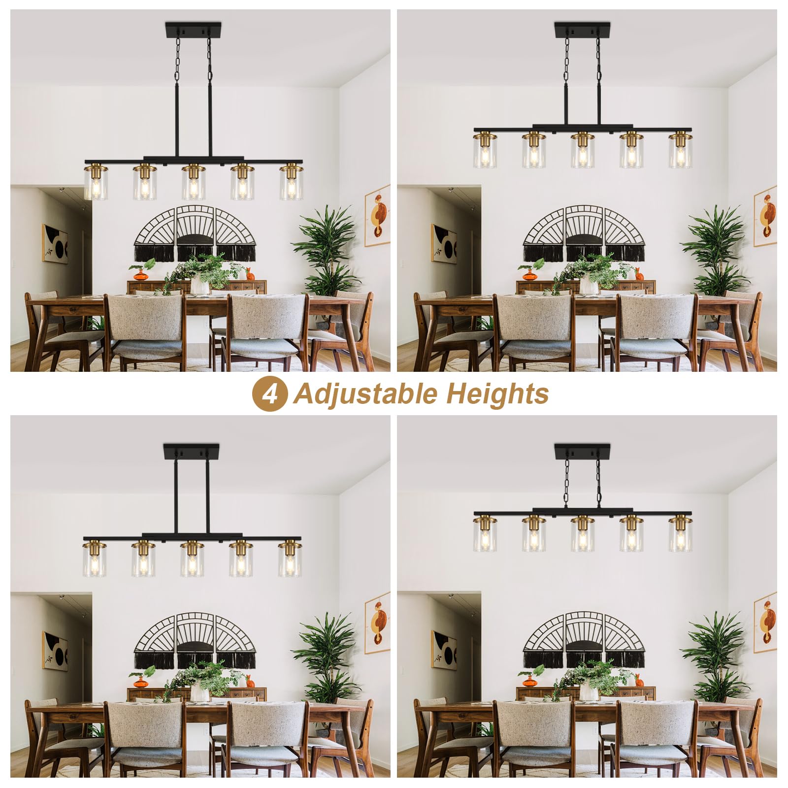 Xvmbm modern farmhouse lighting for dining rooms and kitchens