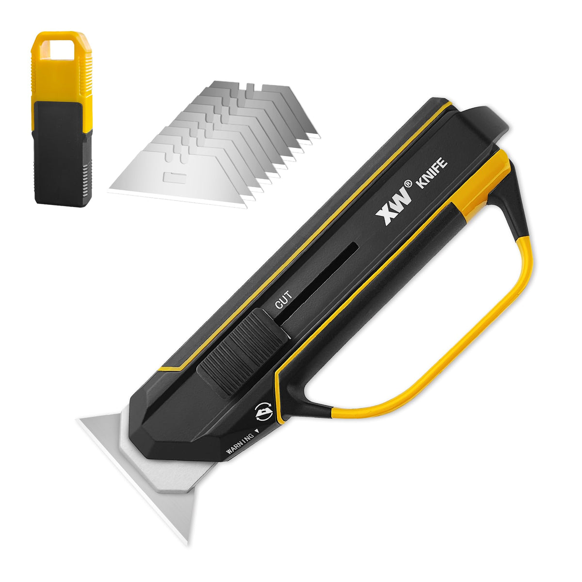 XW aluminum alloy scraper knife with soft grip for comfortable use