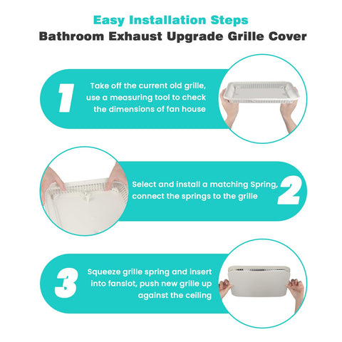 XwaYexa multi-size compatibility ensures secure fit for various ceiling openings.