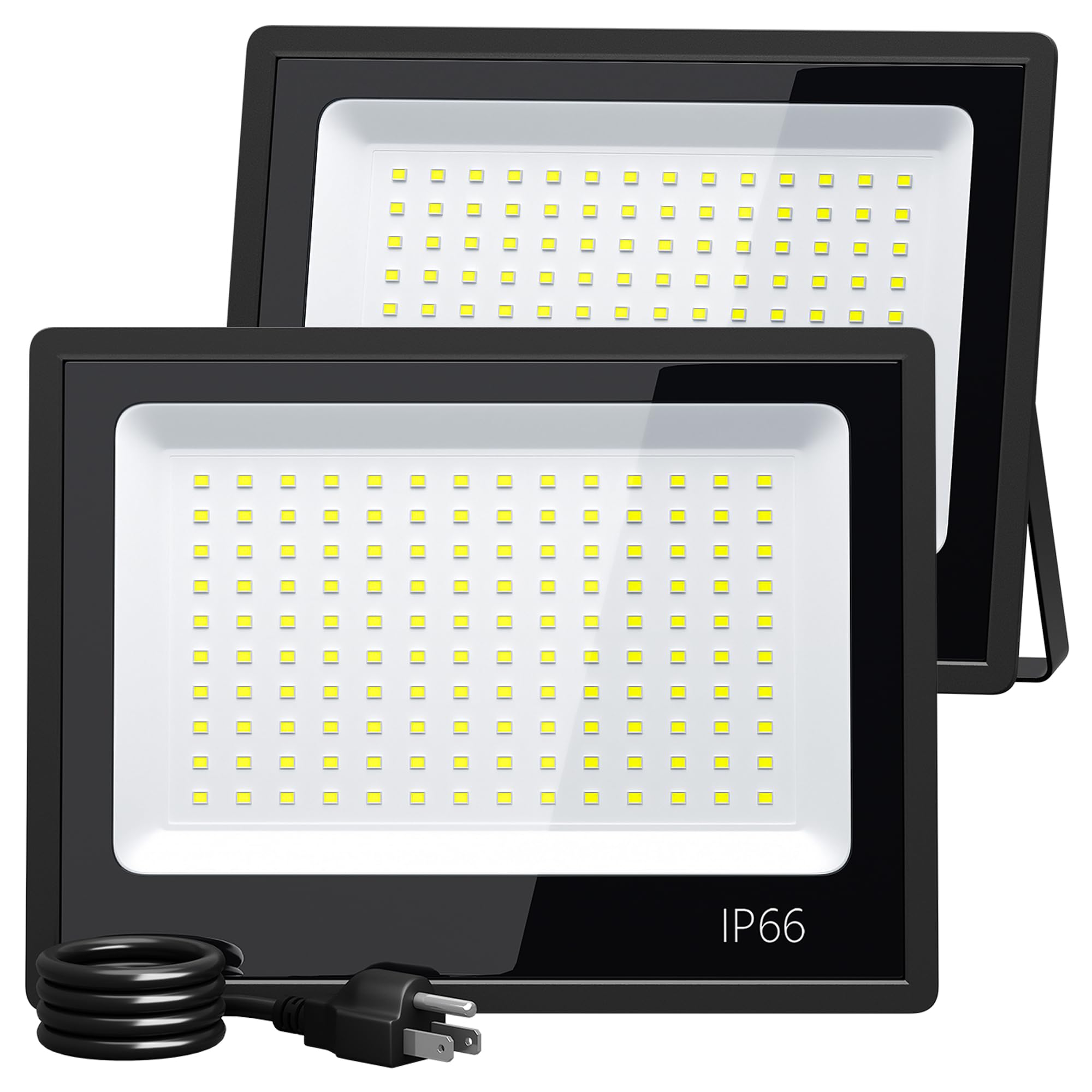 XXBSAZ 100W LED flood light daylight front view for bright outdoor illumination