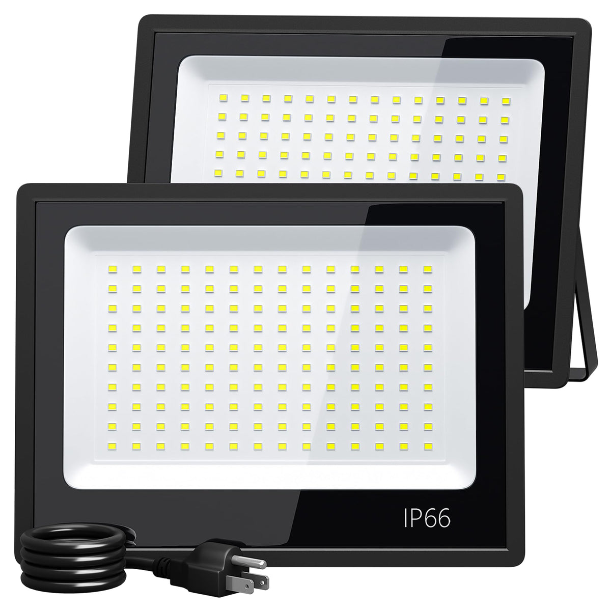 XXBSAZ 100W LED flood light daylight front view for bright outdoor illumination