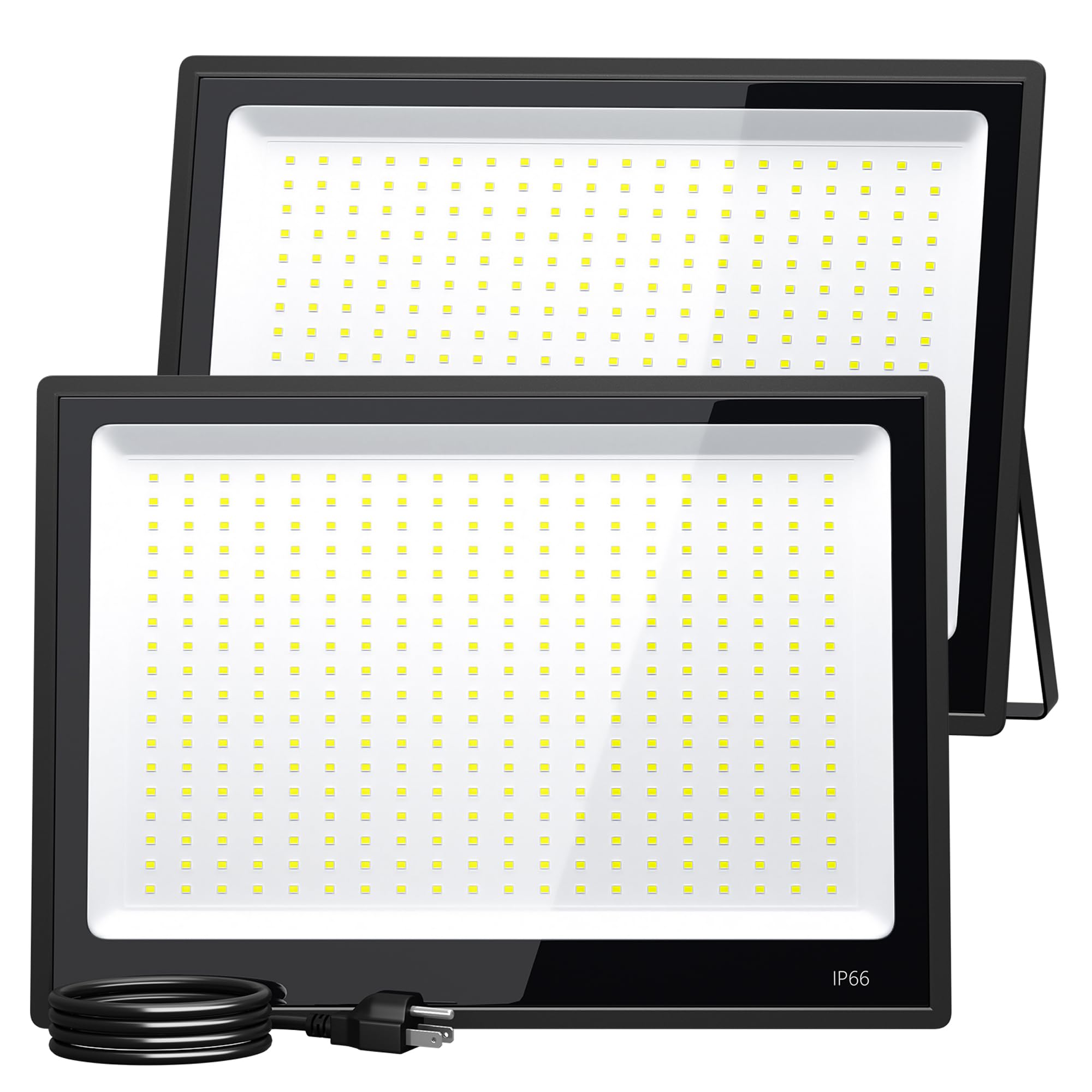 XXBSAZ 300W LED flood light outdoor on a pole, high brightness for parking lots
