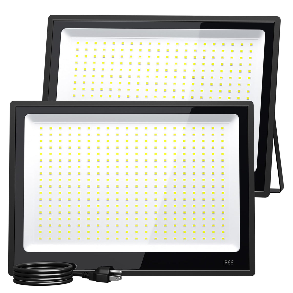 XXBSAZ 300W LED flood light outdoor on a pole, high brightness for parking lots