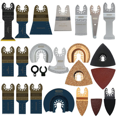 XXGO universal quick-release blades for fast swaps and versatile tasks.