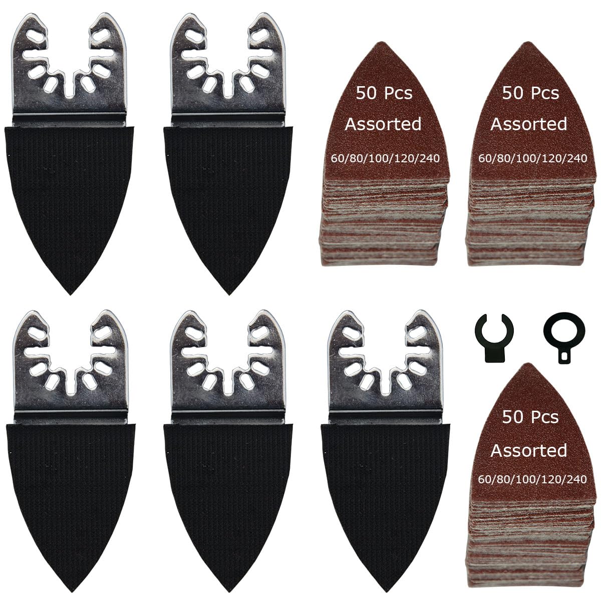 XXGO XG155F finger sanding pads dual-face PU pad close-up for detailed finishing.
