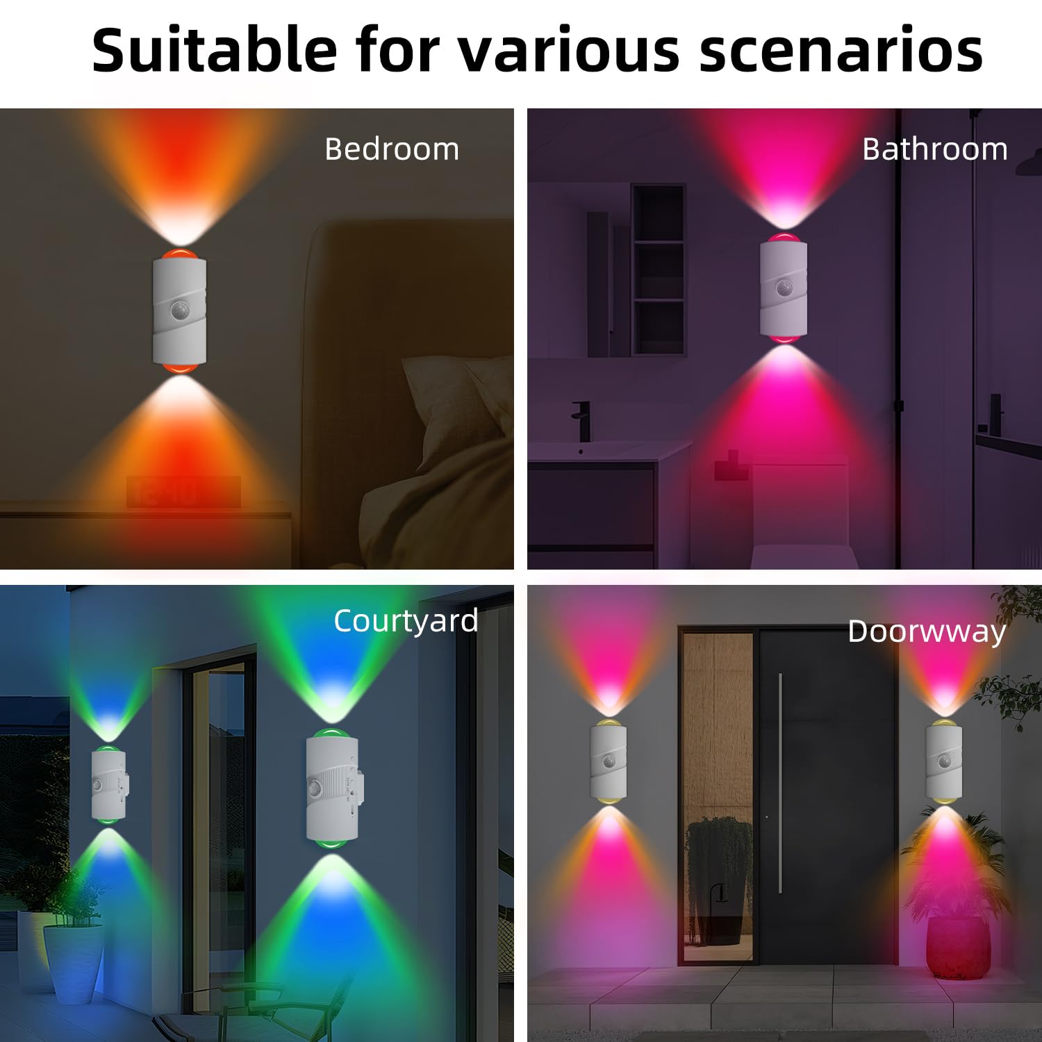 XXMANX compact design night light fits tight spaces like closets.