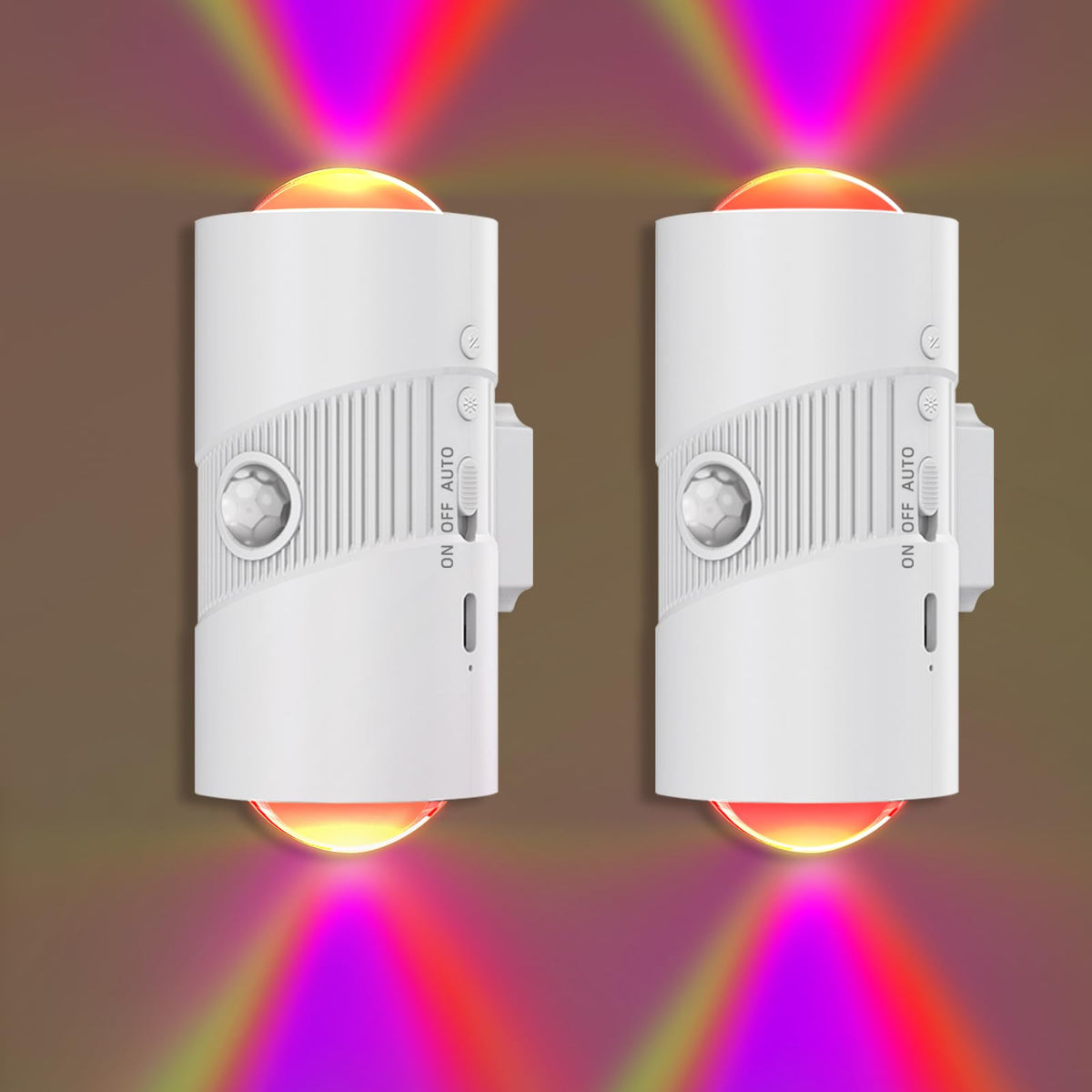 XXMANX stick-on magnet night light for easy wall mounting and safe navigation.