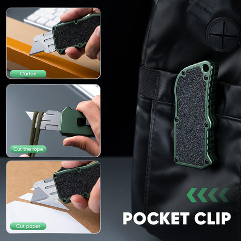 XXV OTF belt clip and pocket-friendly design for on-the-go carry