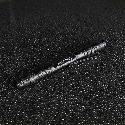 XY ZONE aluminum body IPX4 waterproof pen flashlight for rugged use.