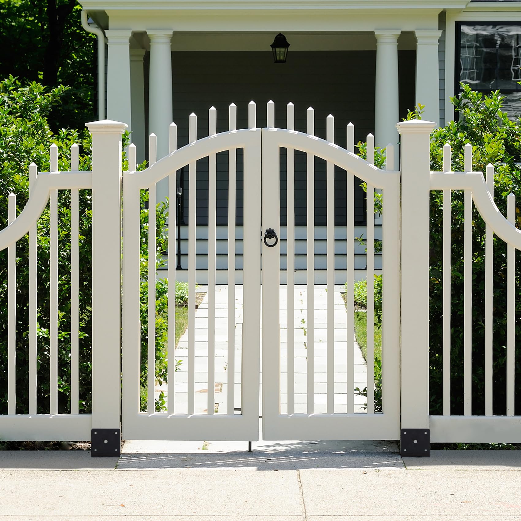 XYADX post anchor set includes four anchors for quick DIY projects.