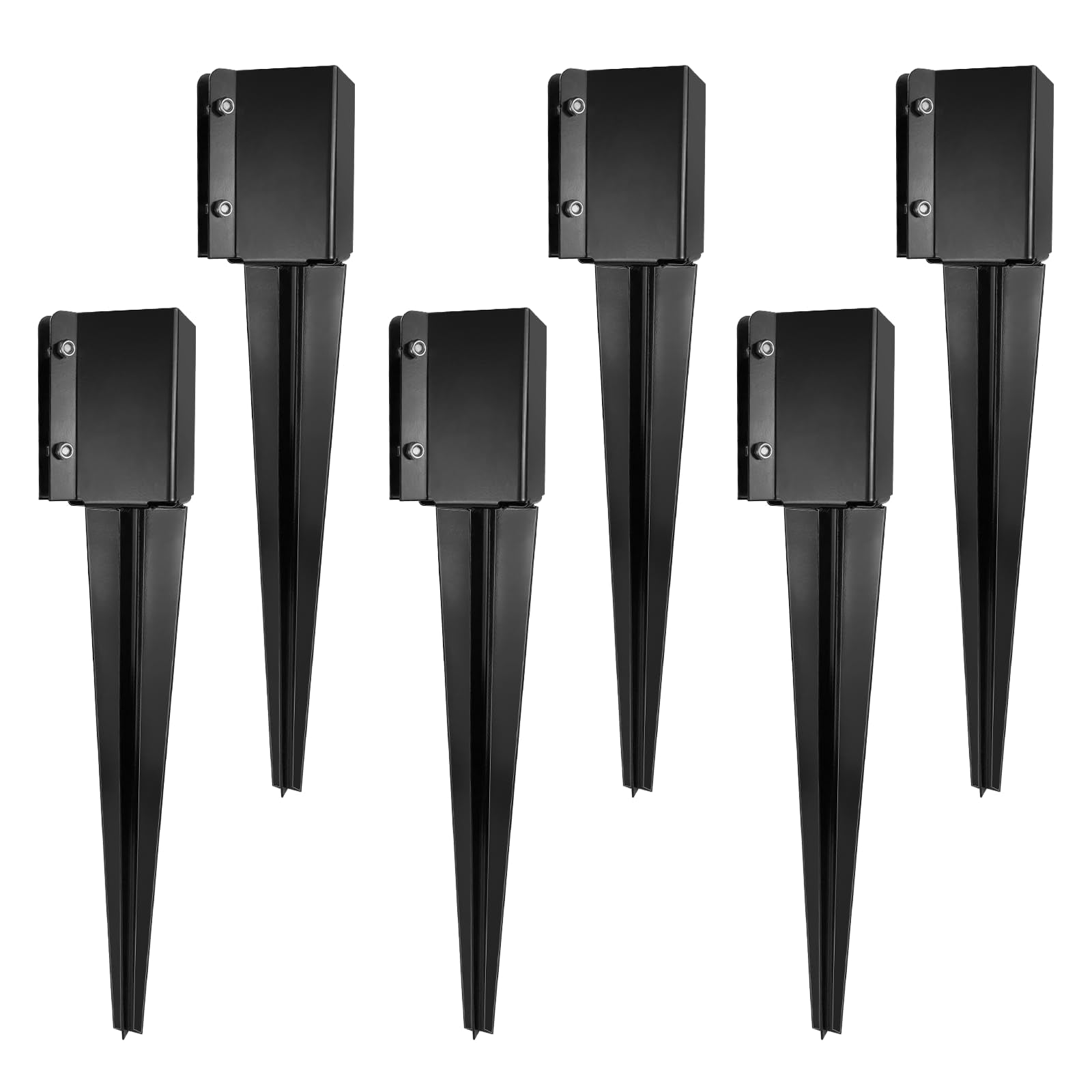 XYADX fence post anchor ground spike for sturdy outdoor posts.