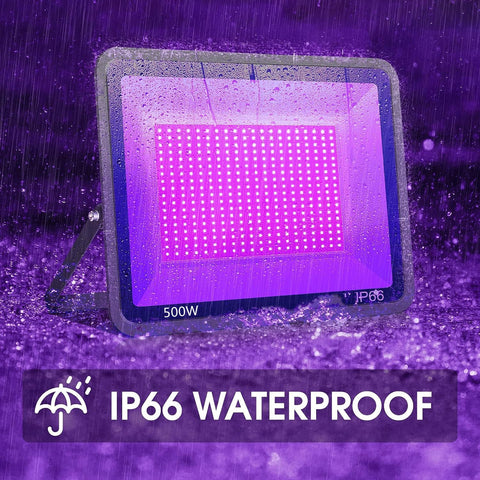 XYCN IP66 waterproof black light suited for outdoor use in humidity