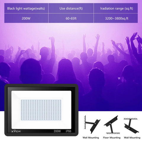 XYCN 120° irradiation angle covers large areas efficiently.
