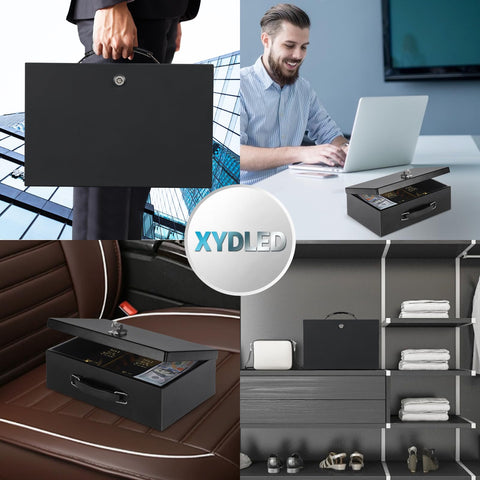 Xydled Fire Safe Box compact home storage for valuables