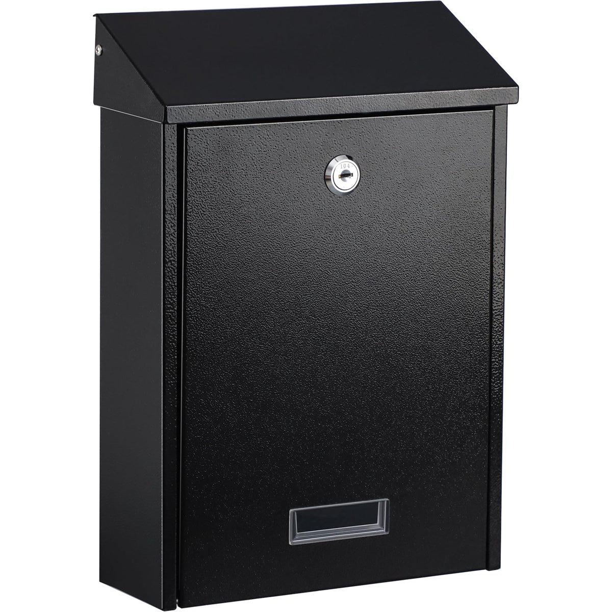 xydled locking mailbox wall mounted front view highlights secure delivery access