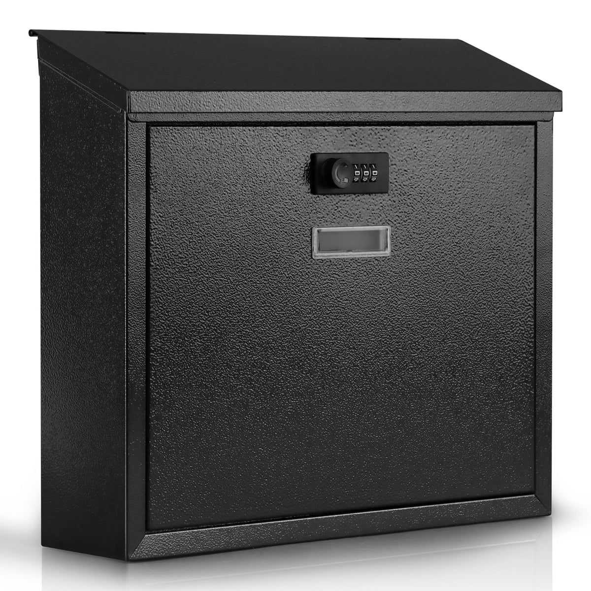 Xydled mail box front view with combination lock for secure exterior use