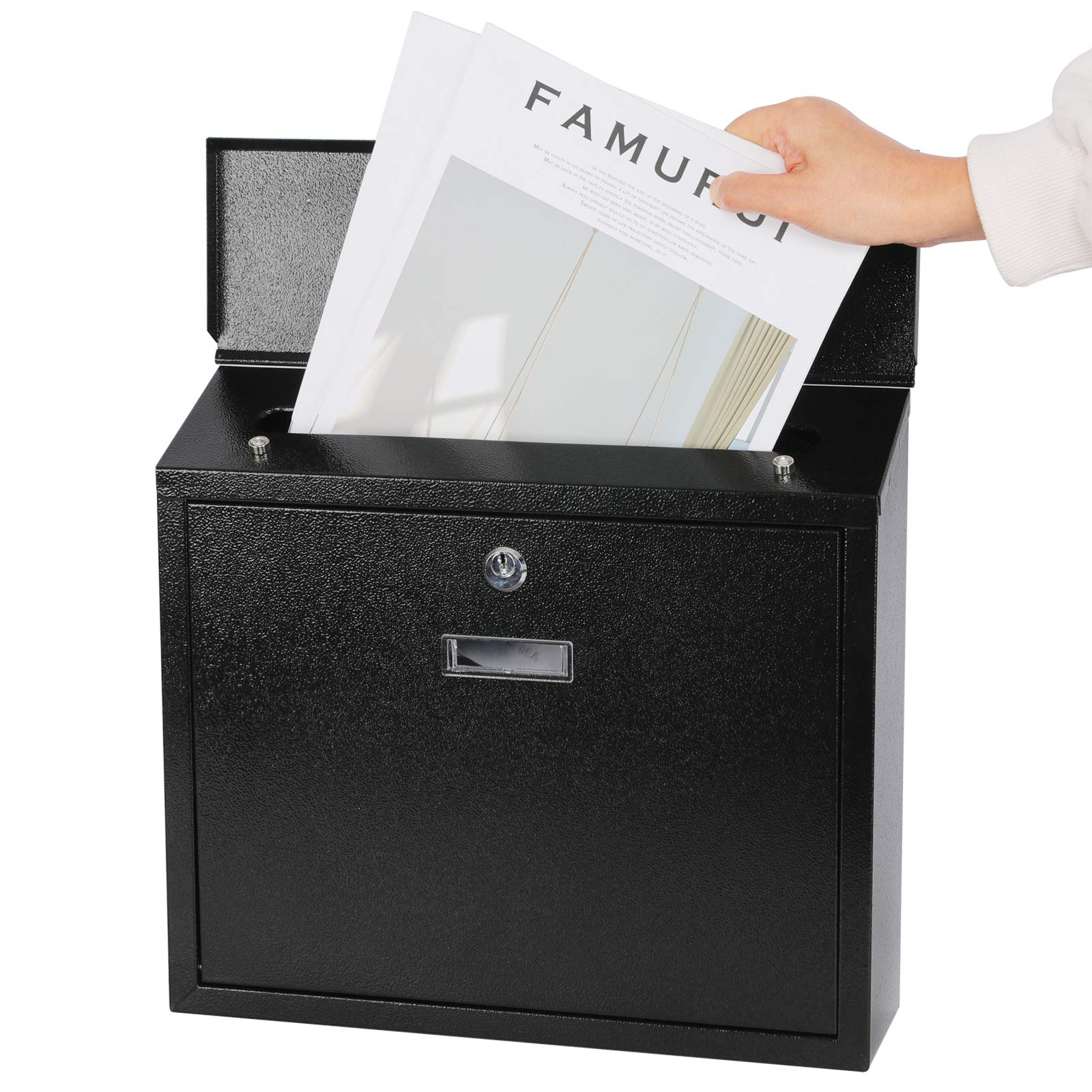 Xydled weatherproof sealed lid protects contents in rain and snow.