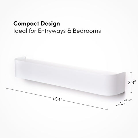 Xympo white powder-coated finish highlights a sleek, durable look.