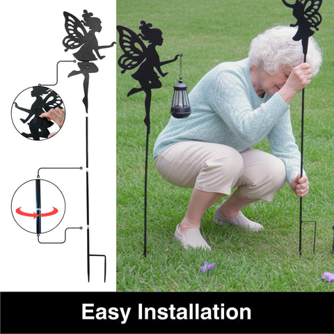 XYRIS solar-powered garden lights give warm ambiance on patios and walkways