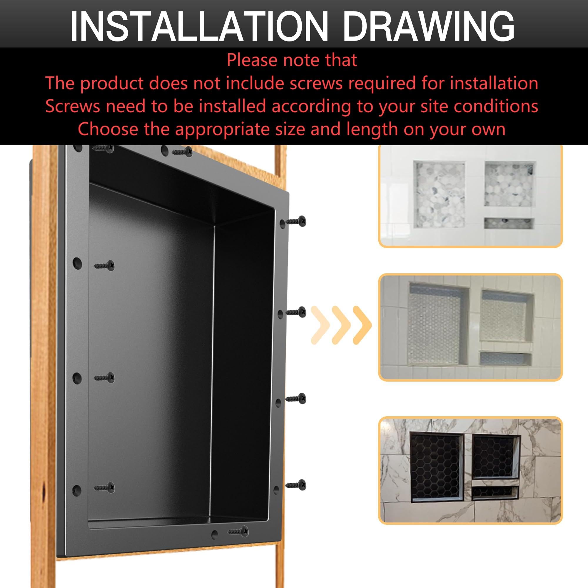 XZETORA niche tile-ready, enabling easy tiling and seamless wall appearance.