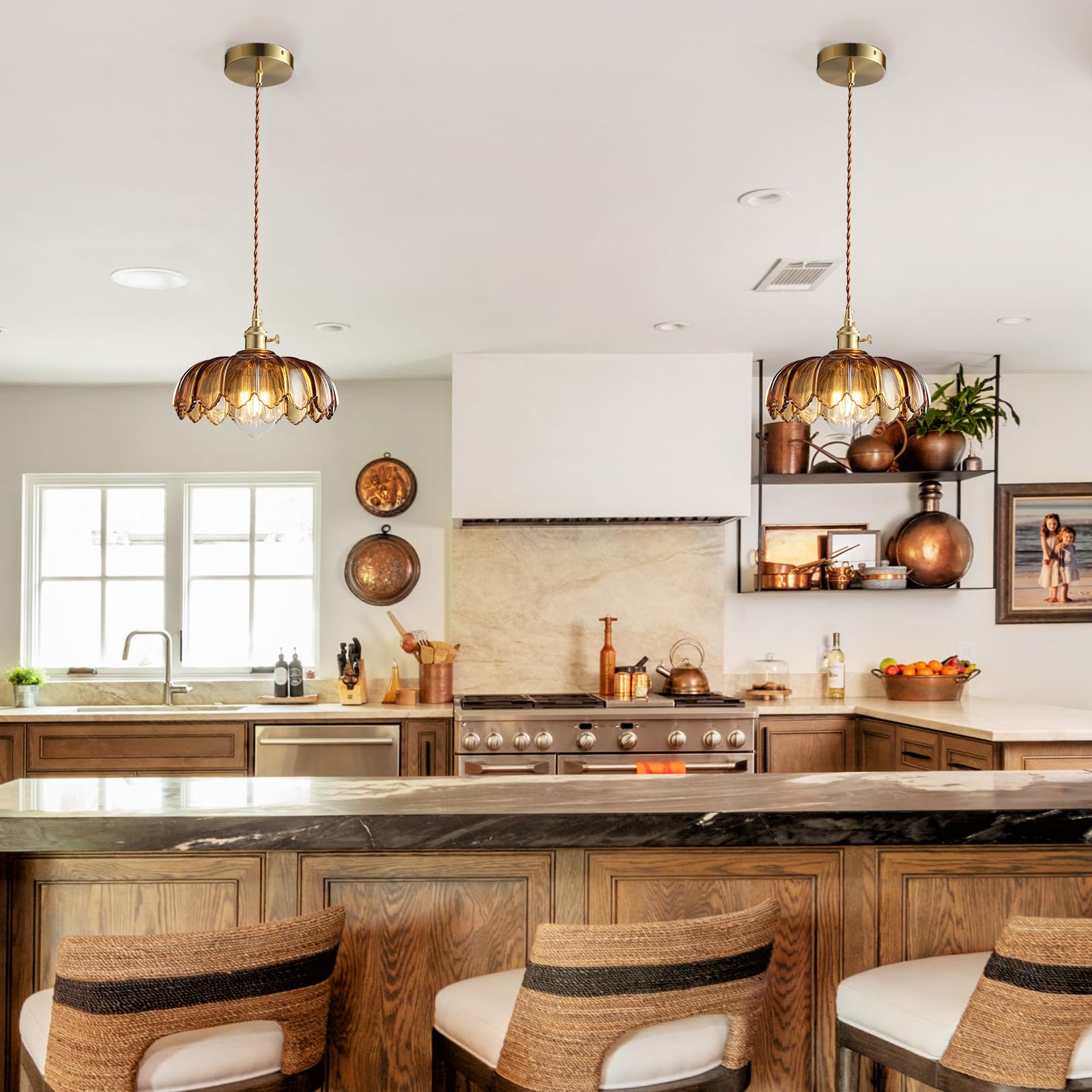 XZHGCEE adjustable pendant offers flexible height for kitchens or bedside setups