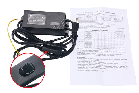 YaeCCC indoor installation ready power supply for signs