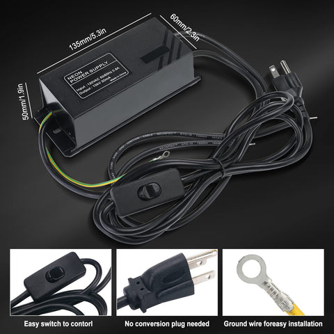 YaeCCC inline on/off switch with clear setup guidance
