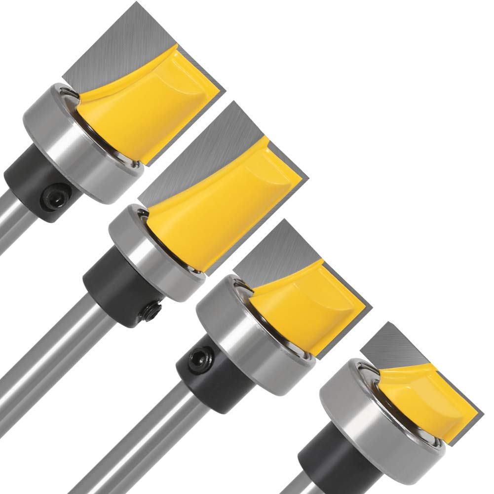 Yakamoz anti-kickback design router bits reduce catch and splintering