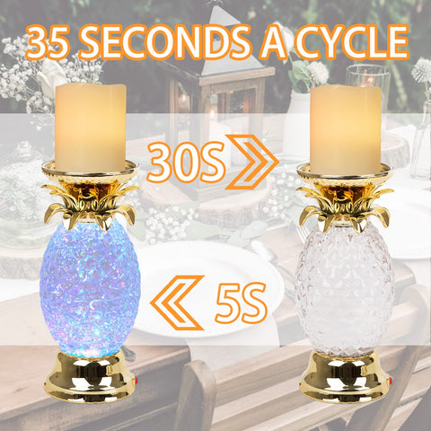 YAKii pineapple LED lamp with water waves effect for ambiance