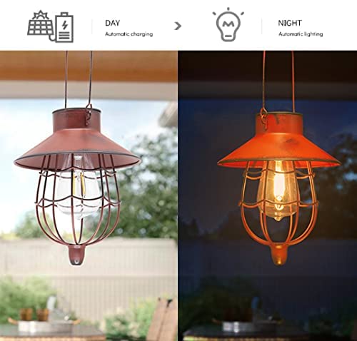 YAKii IP44 waterproof lantern with rust-resistant metal shell