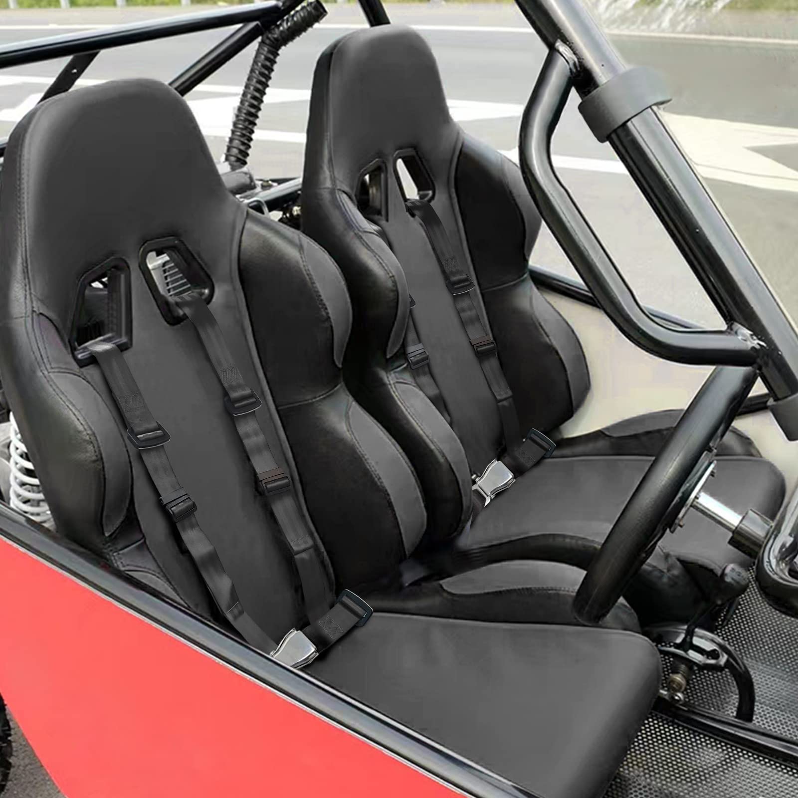 Yakitoko worn harness during ride shows comfort and control.