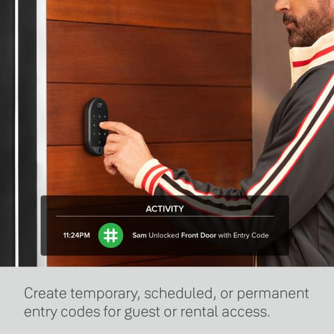 Yale Approach Auto-Unlock feature activates as you approach the door.