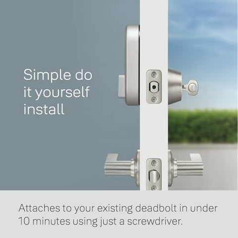 Yale Approach sleek, modern finish blends with any decor for easy integration