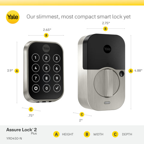 Yale Access app remote control interface for Assure Lock 2 Plus