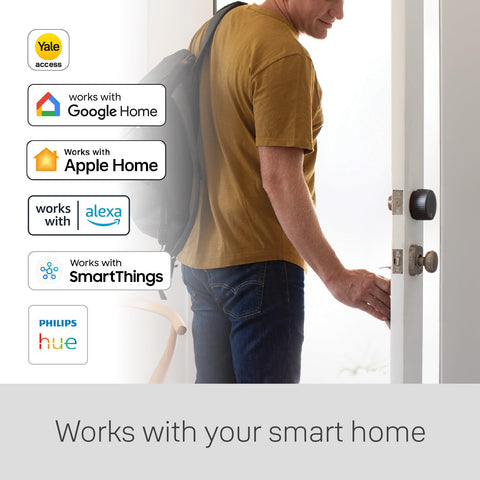 Yale August Wi-Fi Smart Lock auto-lock and one-tap locking for security