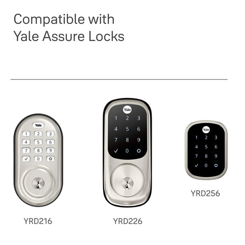 Yale AYRDB drive-in latch cross bore compatibility for 1-inch doors, easy replacement