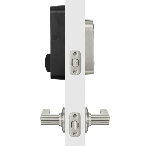 Yale Code backlit keypad close-up improves readability in any lighting conditions.