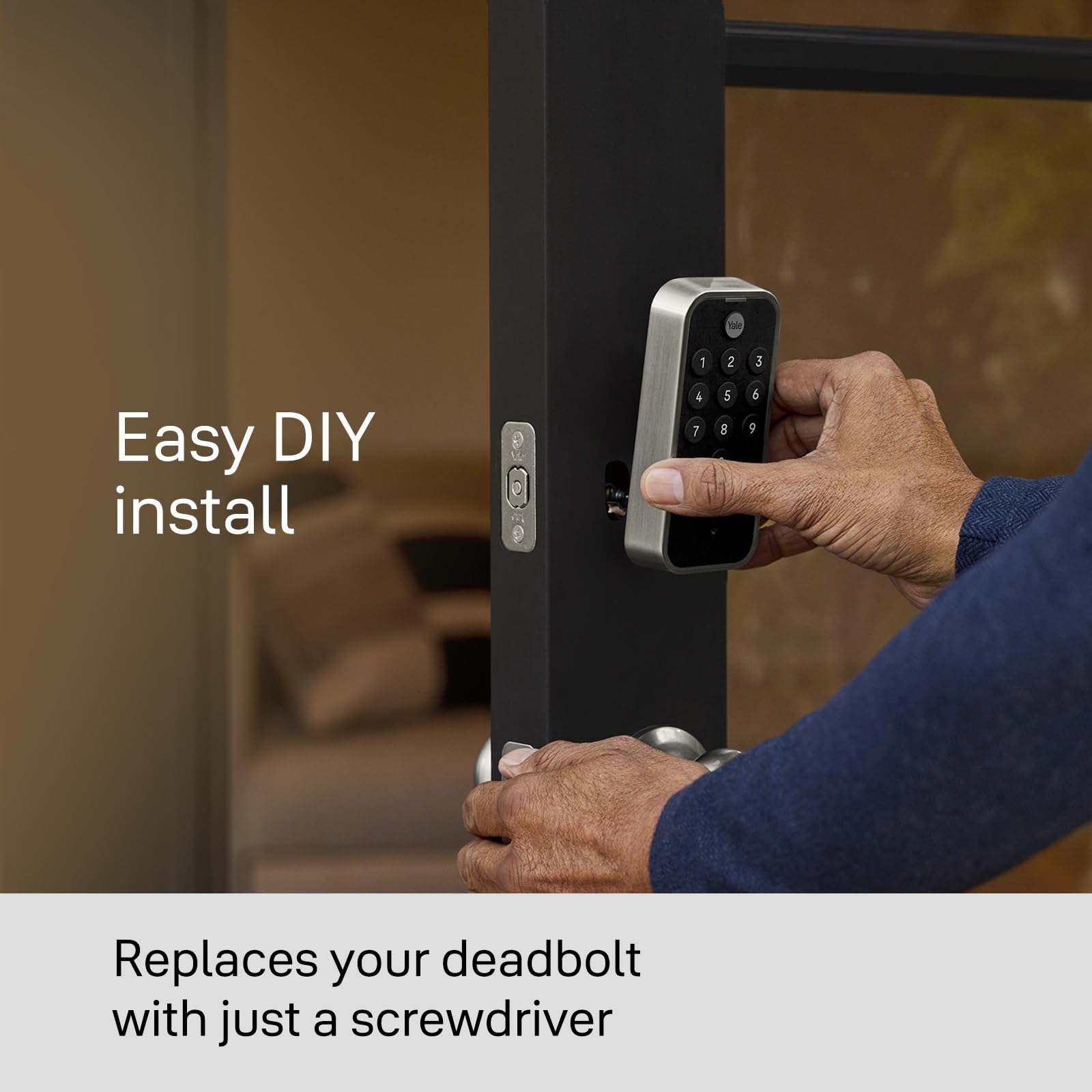 Yale Code backup key option provides manual entry when needed.