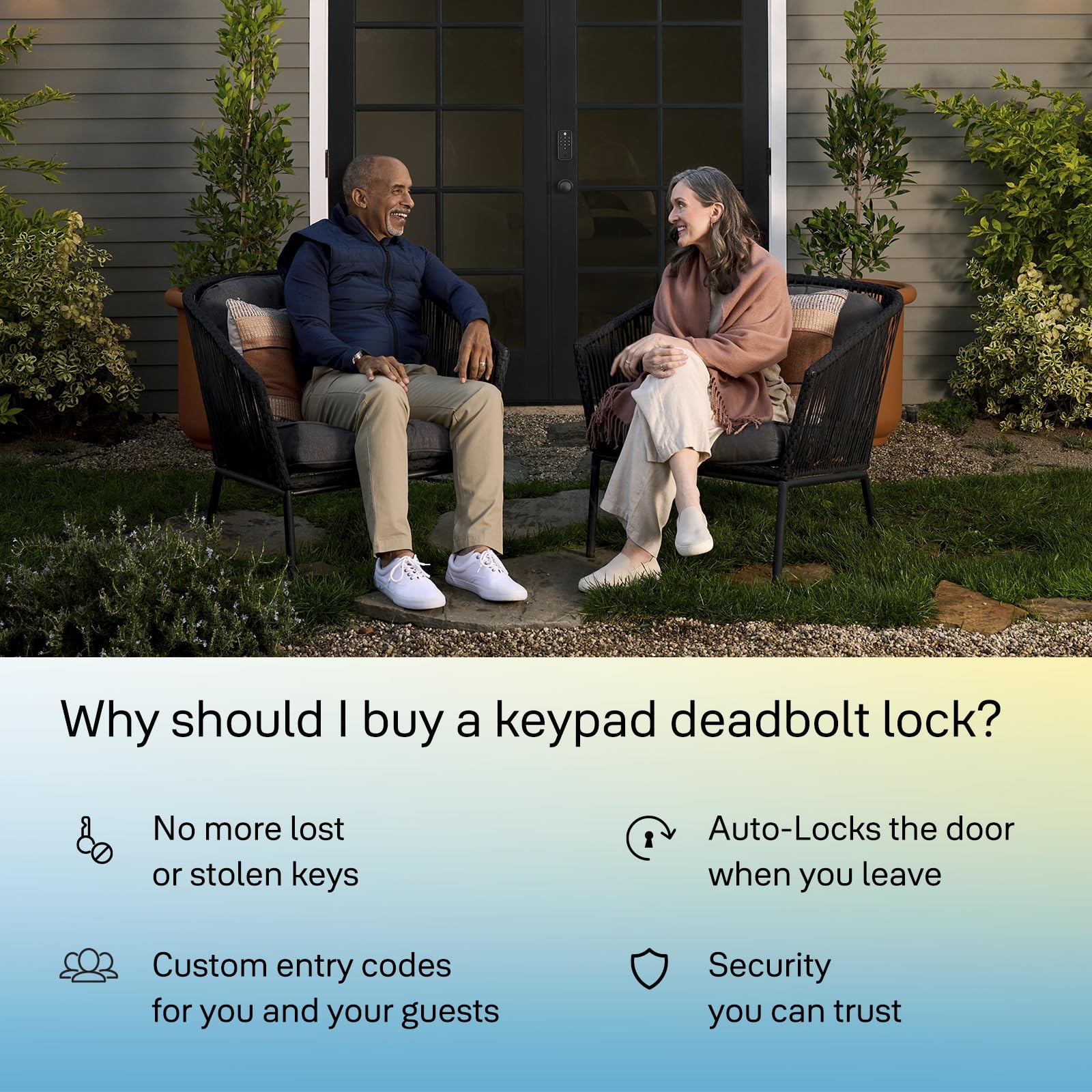 DIY installation of Yale Code on a standard door for a quick upgrade.