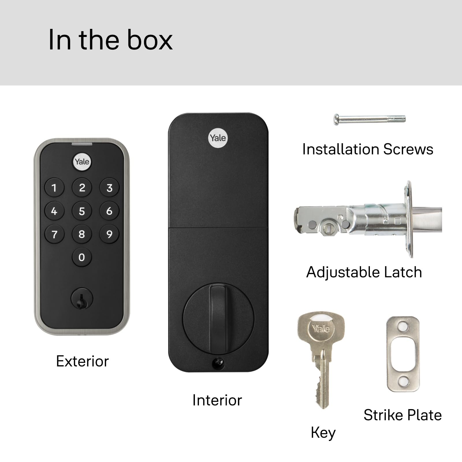 Yale Code diy installation steps enable fast, tool-free setup.