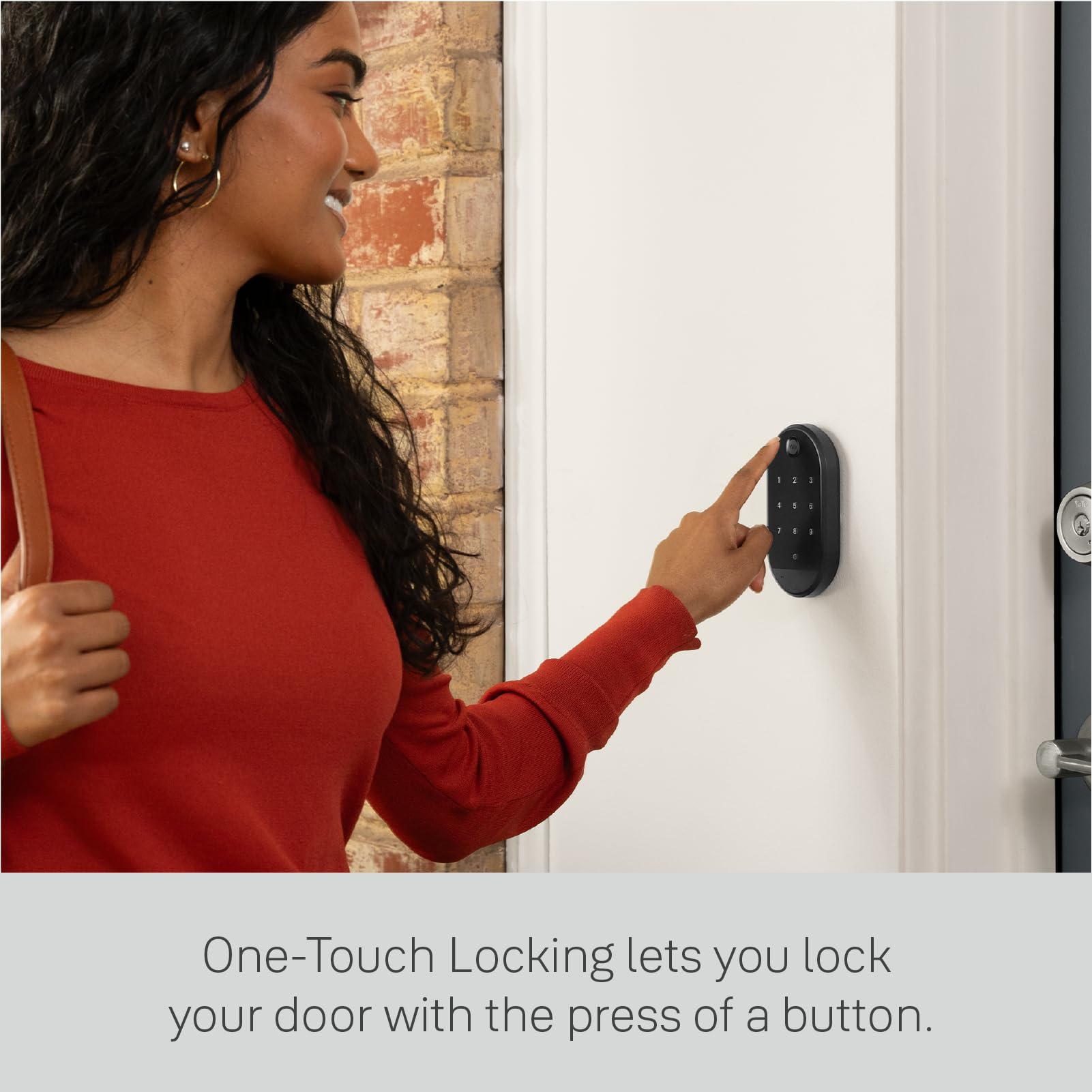 Yale Keypad showing compatibility with Yale Approach and August locks.