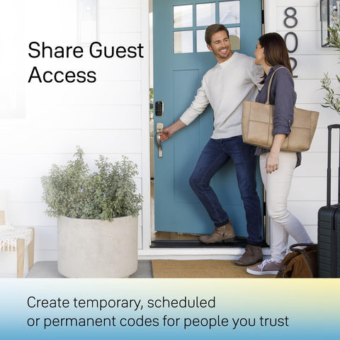 Auto-unlock feature on Yale Assure Lock 2 for hands-free entry when loading groceries.