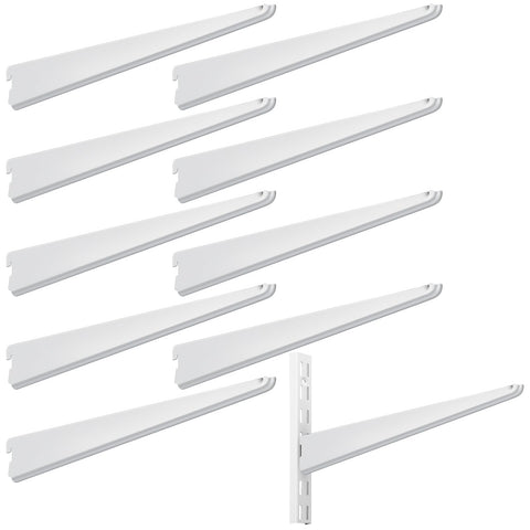 Yalikop 10-pack adjustable brackets packaged for easy setup