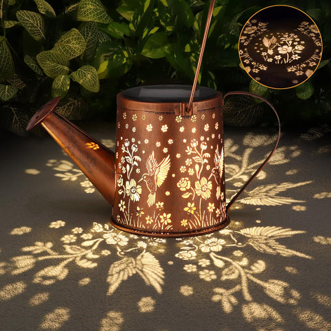 Yamodoor hummingbird openwork lantern lights trees at night