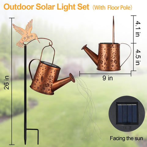 Yamodoor solar-powered lantern charges by day for night-time glow