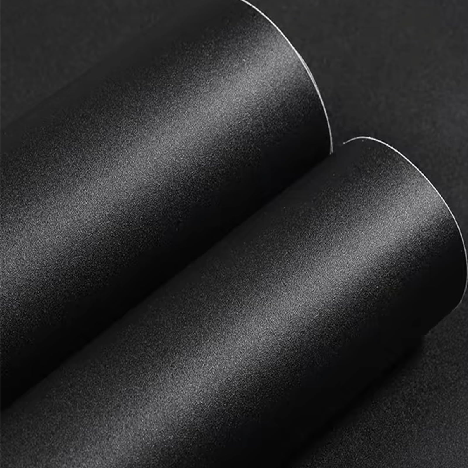 Yancorp matte black contact paper peel-and-stick demonstrates bubble-free adhesion.