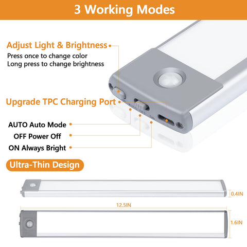 YANEGRT motion sensor light for wardrobes and pantries in dark corners.