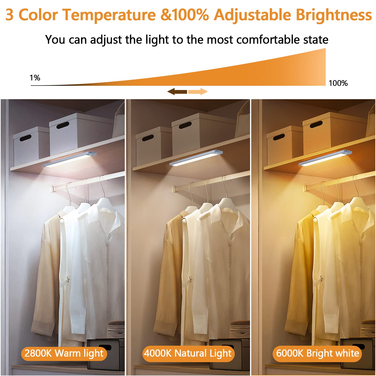 YANEGRT under-cabinet light 2-pack natural white 4000K offers clear daytime task illumination.