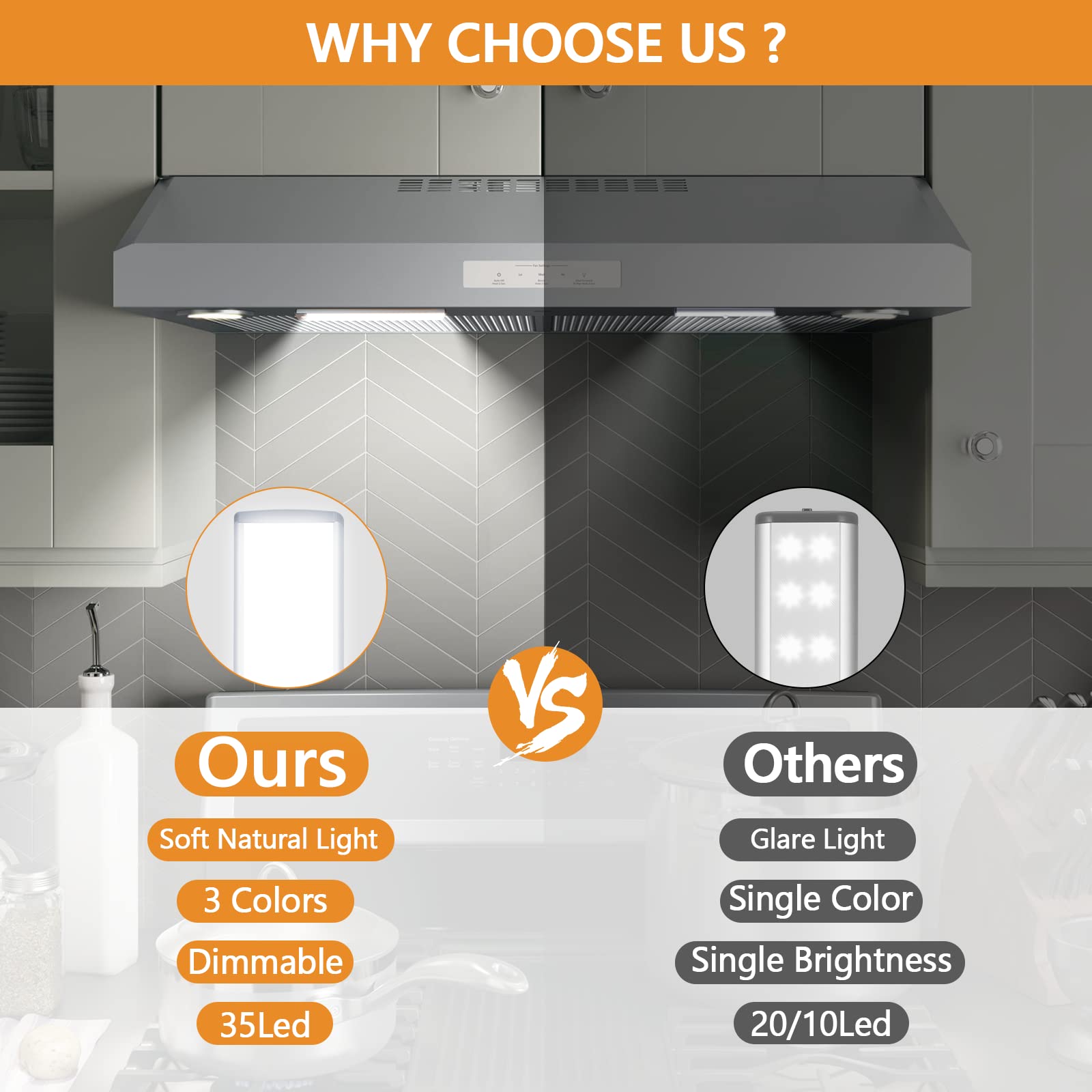 YANEGRT under-cabinet light 2-pack warm white 2800K delivers cozy ambience for meals.
